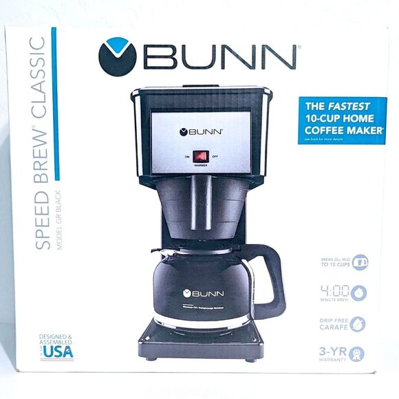 BUNN Kitchen Bunn Grb Velocity Brew Cup Home Coffee Brewer Black